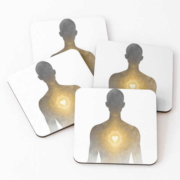 Item preview, Heart Light – Silhouette with Radiant Mandala and Inner Glow designed and sold by Cristhian Almanza.