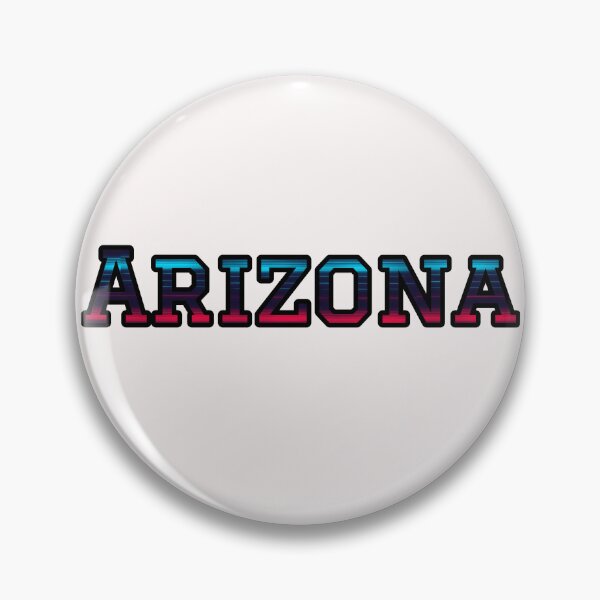 Item preview, Arizona Travel Souvenir | Red & Navy Modern State Art designed and sold by Long Family Gifts.