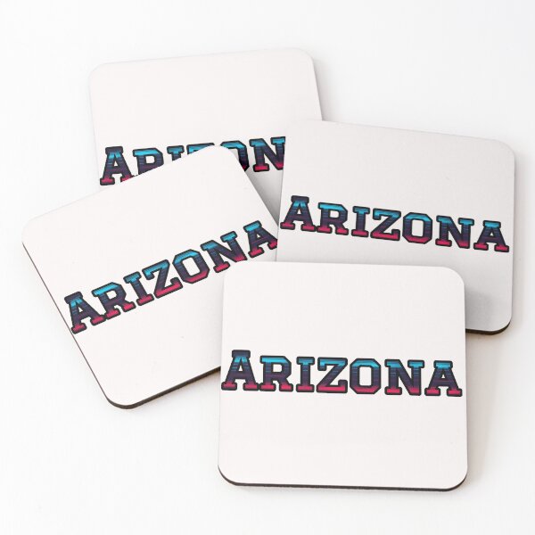 Item preview, Arizona Travel Souvenir | Red & Navy Modern State Art designed and sold by Long Family Gifts.