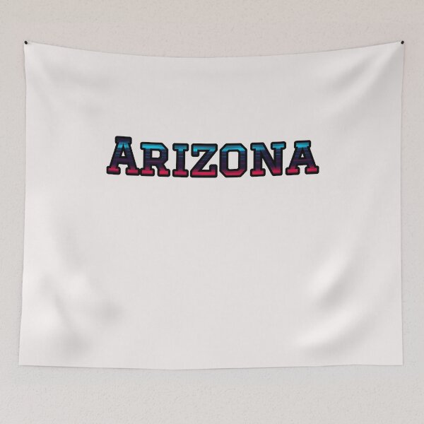 Item preview, Arizona Travel Souvenir | Red & Navy Modern State Art designed and sold by Long Family Gifts.