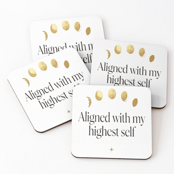 Item preview, Aligned with My Highest Self – Lunar Phases and Spiritual Affirmation designed and sold by Cristhian Almanza.