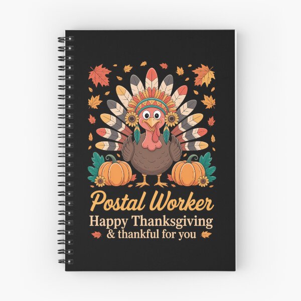 Item preview, Postal Worker Thanksgiving Turkey Fall Pumpkins Mailman designed and sold by FaithAbbott.
