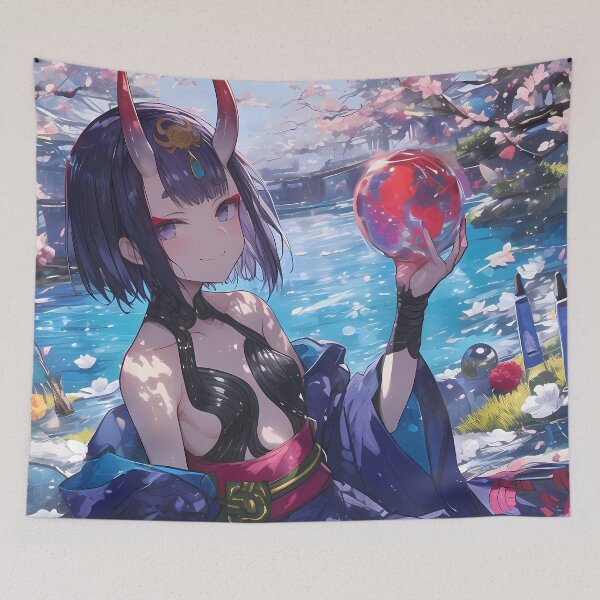 Item preview, Shuten Douji Assassin Fate Grand Order Anime Girl by Cherry River designed and sold by TorbenKuhano.
