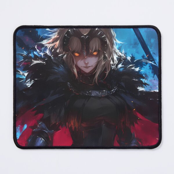 Item preview, dArc Jeanne d’Arc Alter Fate Grand Order Dark Anime Girl with Flaming Blade designed and sold by TorbenKuhano.