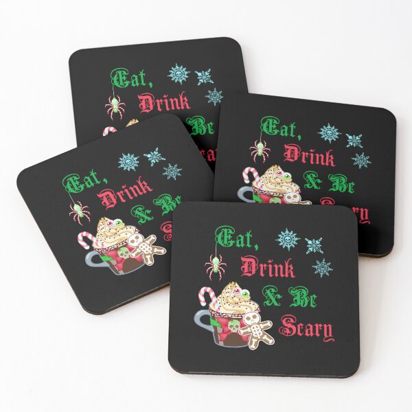 Item preview, Eat Drink Be Scary Hexmas Quote designed and sold by xuckdbfzzwz27.