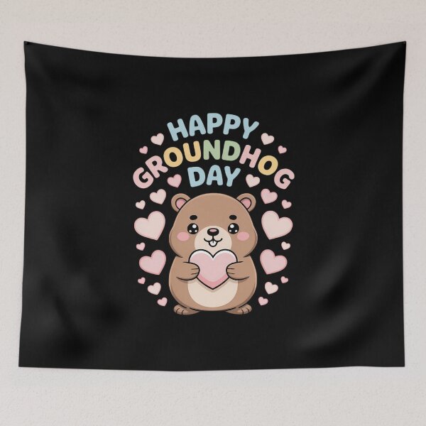 Item preview, Happy Groundhog Day designed and sold by FaithAbbott.