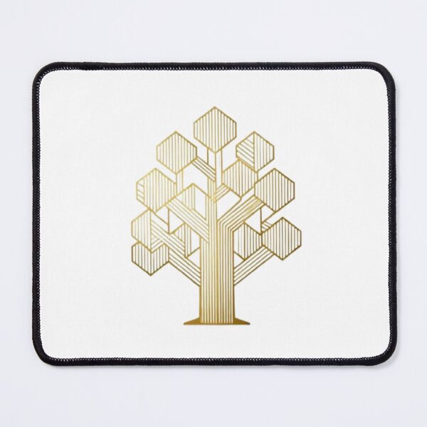 Item preview, Golden Tree of Structure – Geometric Symbolism in Minimalist Form designed and sold by Cristhian Almanza.