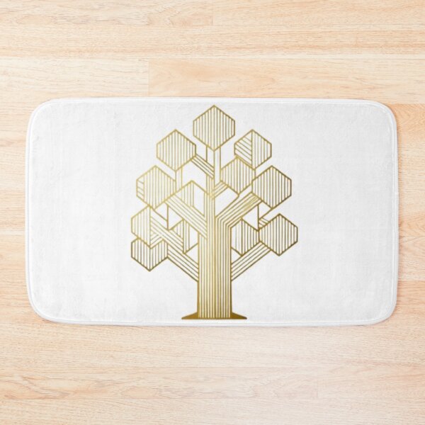 Item preview, Golden Tree of Structure – Geometric Symbolism in Minimalist Form designed and sold by Cristhian Almanza.
