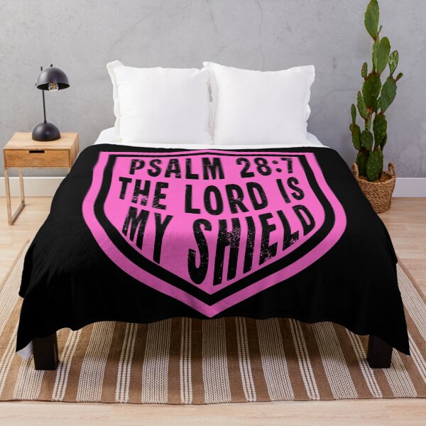 Item preview, Psalm 28:7 – The Lord Is My Shield - Christian Pink Design designed and sold by MoriaStore.