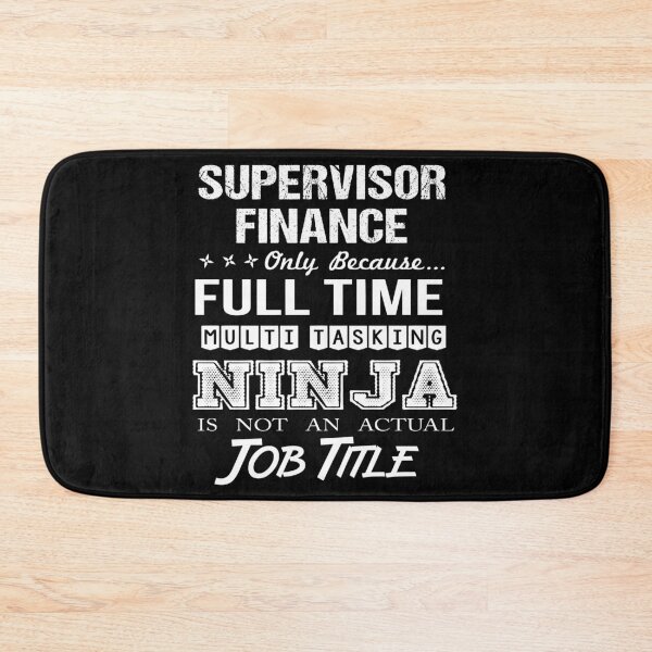 Item preview, Supervisor Finance designed and sold by aqnkkalw83.