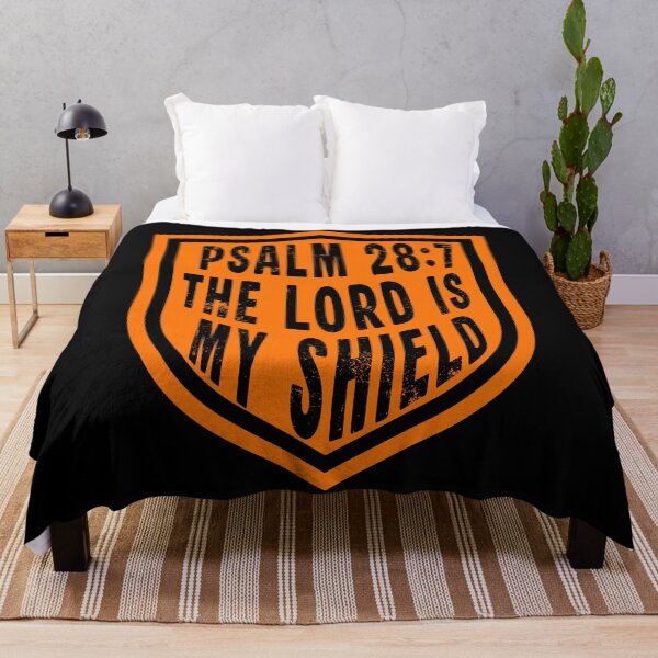 Item preview, Psalm 28:7 – The Lord Is My Shield - Christian Orange Design designed and sold by MoriaStore.