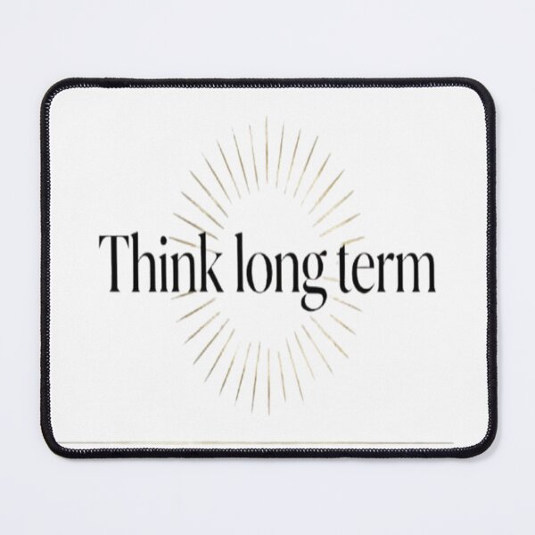 Item preview, Think Long Term – Strategic Affirmation with Golden Burst designed and sold by Cristhian Almanza.