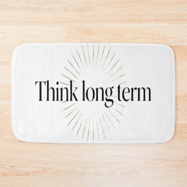 Item preview, Think Long Term – Strategic Affirmation with Golden Burst designed and sold by Cristhian Almanza.