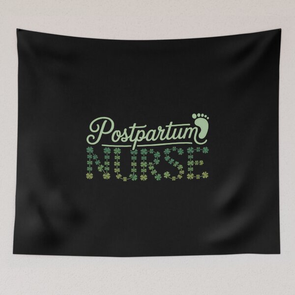 Item preview, Postpartum Nurse St Patricks Day Mother Baby Nursing Clover designed and sold by IdunayaStore.