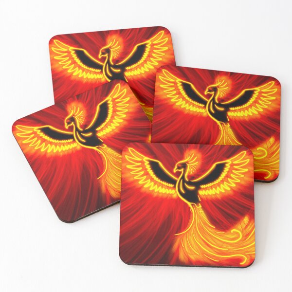 Item preview, I Rise, I Fly: Celestial Phoenix Rising (Inferno Edition) designed and sold by Cosmic Cats Studio.