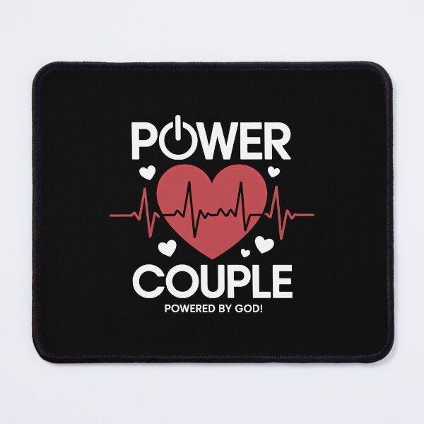 Item preview, Power Couple Christian Couples Matching Valentines Day designed and sold by IdunayaStore.