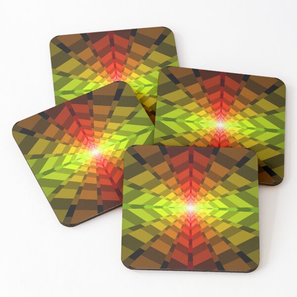Item preview, Geometric Layout In Reds, Oranges and Yellow, Geometric Abstraction, Abstract Art designed and sold by DDJust4U.
