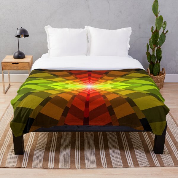 Item preview, Geometric Layout In Reds, Oranges and Yellow, Geometric Abstraction, Abstract Art designed and sold by DDJust4U.