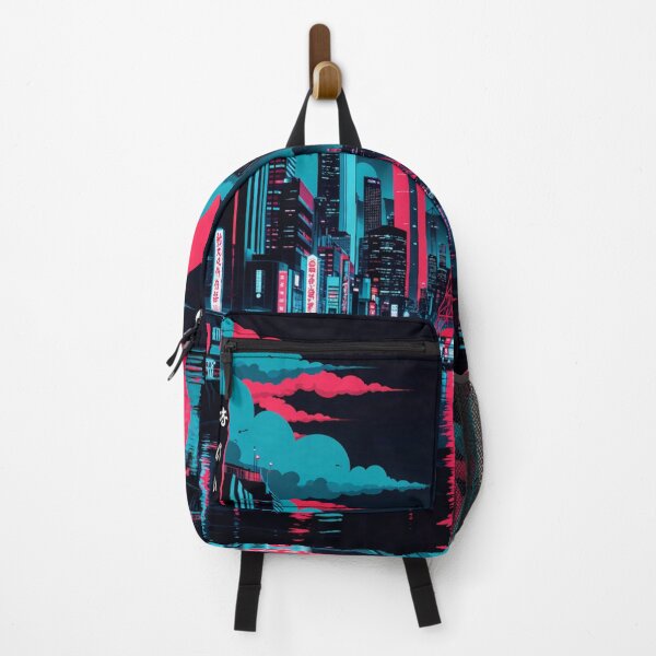 Item preview, Retro Japanese Tokyo Skyline designed and sold by Chibloom.