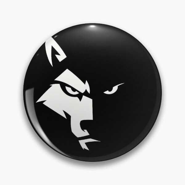 Item preview, Minimalist Noir Wolf Head – Off-White Monochrome Predator Design designed and sold by JonelCrafts.