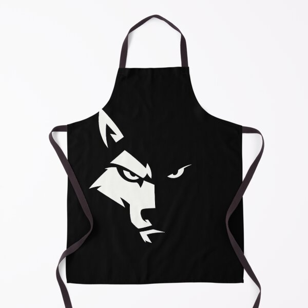Item preview, Minimalist Noir Wolf Head – Off-White Monochrome Predator Design designed and sold by JonelCrafts.