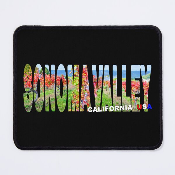 Item preview, SONOMA VALLEY California USA - Winery Vineyard in Fall Rolling Hills designed and sold by Adam Gormley.