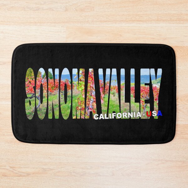 Item preview, SONOMA VALLEY California USA - Winery Vineyard in Fall Rolling Hills designed and sold by Adam Gormley.