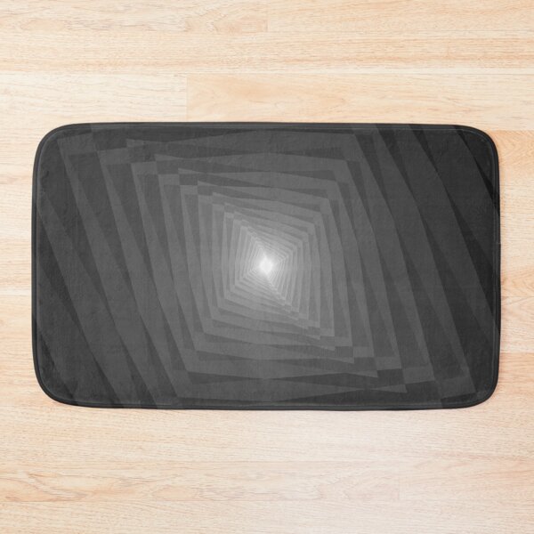 Item preview, Twisting Geometric Abstraction in Greyscale, Abstract Art designed and sold by DDJust4U.