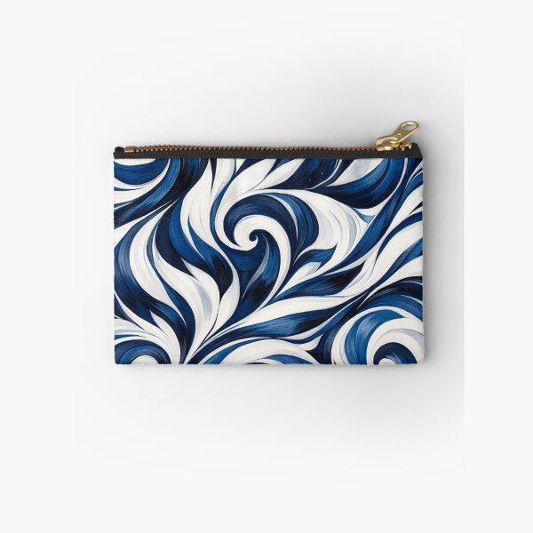 Item preview,  Navy White Swirling Abstract Vortex designed and sold by optimusprime39.