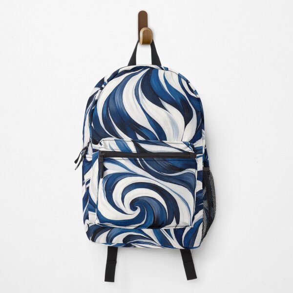 Item preview, Navy White Swirling Abstract Vortex designed and sold by optimusprime39.