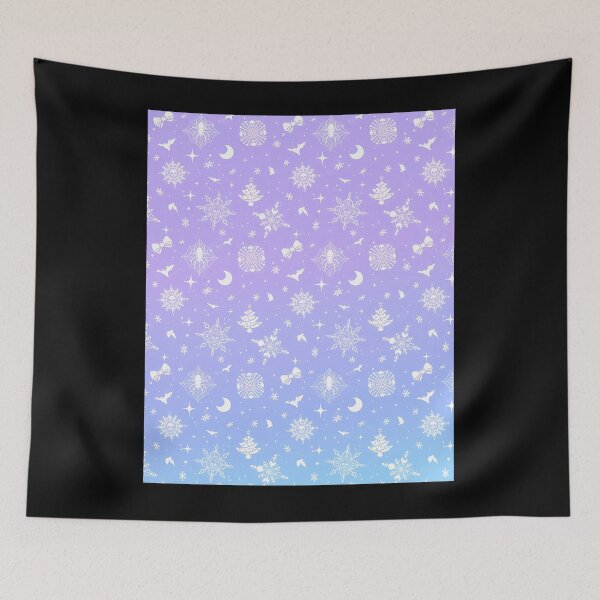 Item preview, Pastel Hexmas Snowflakes Pattern designed and sold by xuckdbfzzwz27.