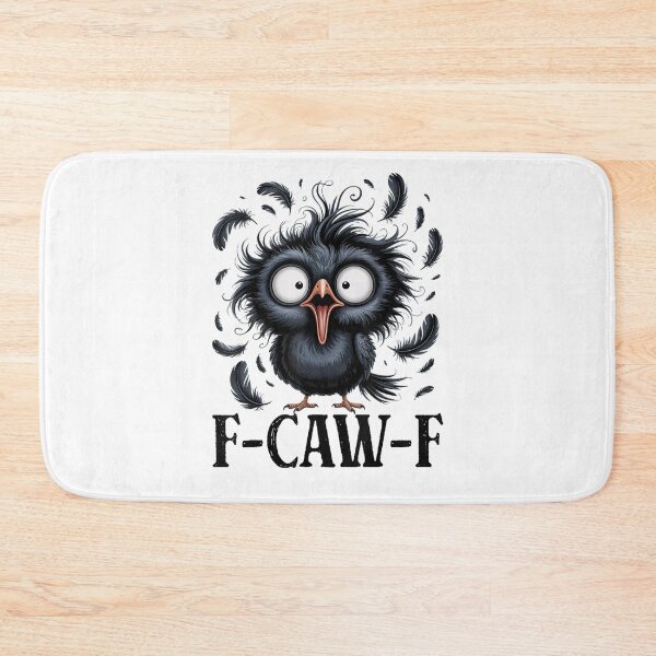 Item preview, F-Caw-F Black Crow Black Bird Funny Crow F-Caw-F designed and sold by Juansustait.