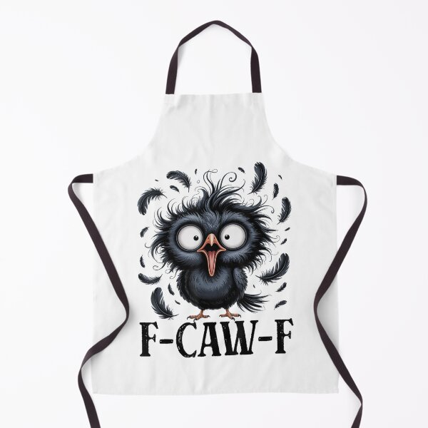 Item preview, F-Caw-F Black Crow Black Bird Funny Crow F-Caw-F designed and sold by Juansustait.