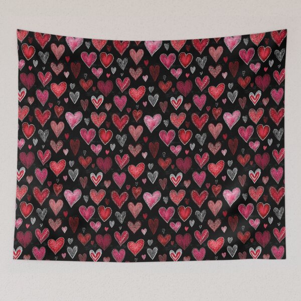 Item preview, Chalkboard Hearts designed and sold by Boddicca.