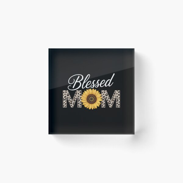 Item preview, Leopard Blessed Mom Sunflower Mom Life Mother's Day designed and sold by AsteriskDatBArt.