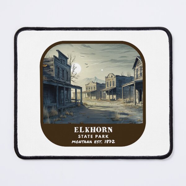 Item preview, Vintage Elkhorn State Park (Montana State Park) designed and sold by RabbitK.