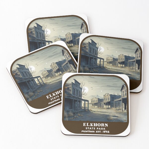Item preview, Vintage Elkhorn State Park (Montana State Park) designed and sold by RabbitK.