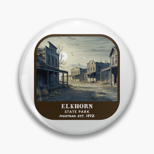Item preview, Vintage Elkhorn State Park (Montana State Park) designed and sold by RabbitK.