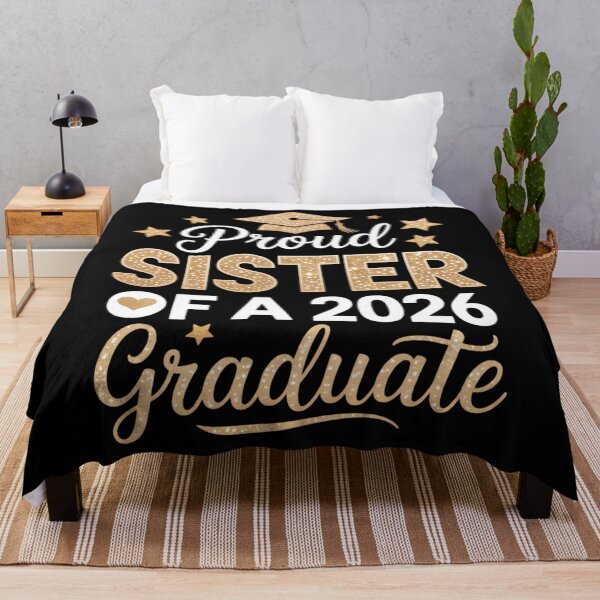 Item preview, Super Proud Sister of 2026 Graduate Senior Graduation Family designed and sold by AsteriskDatBArt.
