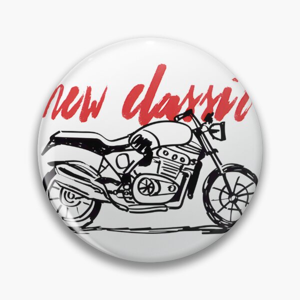Item preview, New Classic Vintage Style Bike Red Script, Merch By Amazon, Redbubble, Teepublic, Limited Edition,  designed and sold by GaizkaOtxoa.