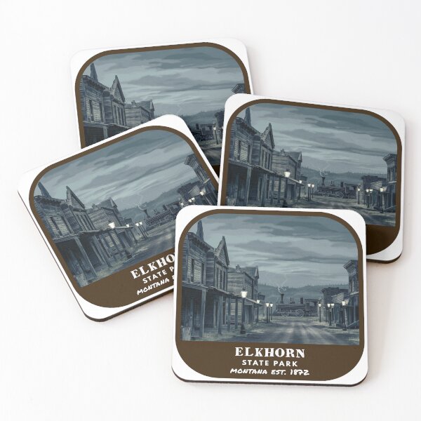 Item preview, Vintage Elkhorn State Park (Montana State Park) designed and sold by RabbitK.