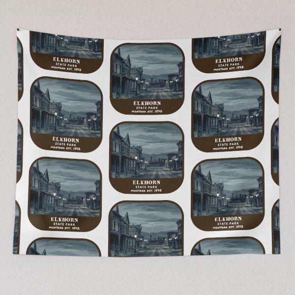 Item preview, Vintage Elkhorn State Park (Montana State Park) designed and sold by RabbitK.