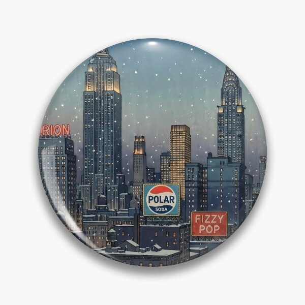 Item preview, Retro New York City Snowing Night - Ukiyo-e Woodblock Style (紐育) designed and sold by tempura-empire.