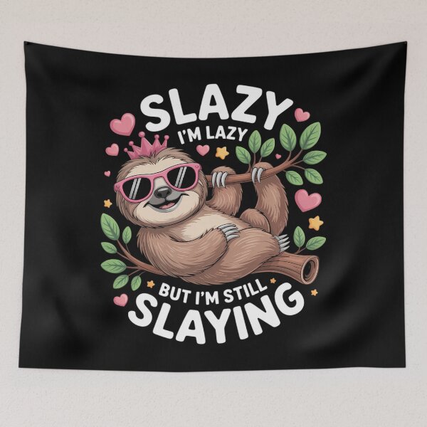 Item preview, Cute Tween Girl Funny Animal Sloth designed and sold by AsteriskDatBArt.