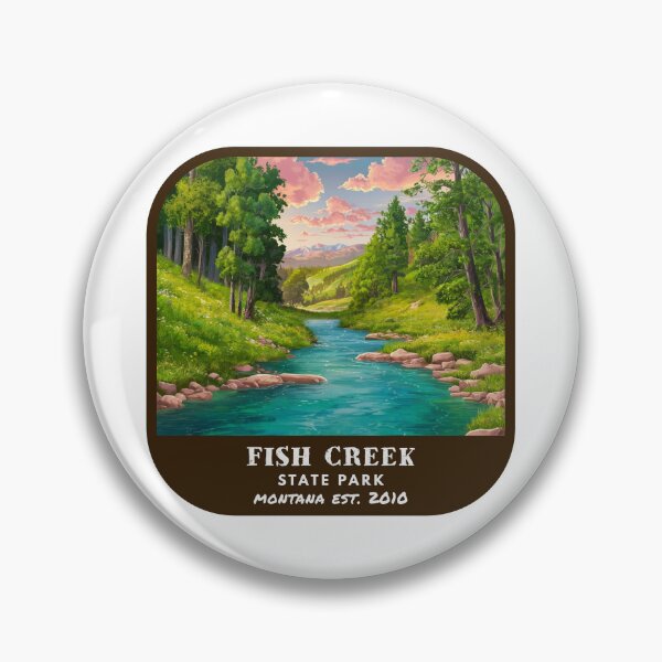 Item preview, Vintage Fish Creek State Park (Montana State Park) designed and sold by RabbitK.