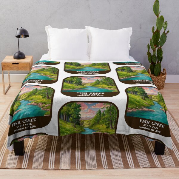Item preview, Vintage Fish Creek State Park (Montana State Park) designed and sold by RabbitK.