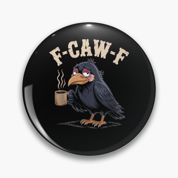 Item preview, Camiseta F Caw F, café, cuervo, gótico, cuervo, divertido, Halloween designed and sold by Juansustait.