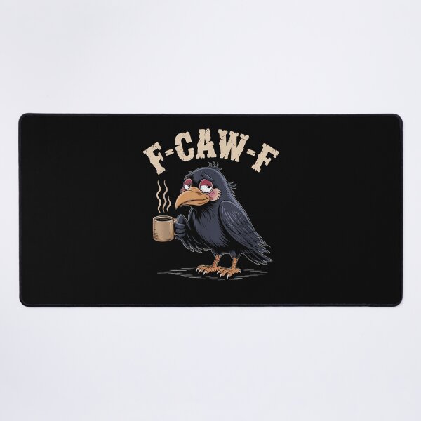 Item preview, Camiseta F Caw F, café, cuervo, gótico, cuervo, divertido, Halloween designed and sold by Juansustait.