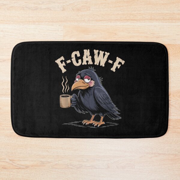 Item preview, Camiseta F Caw F, café, cuervo, gótico, cuervo, divertido, Halloween designed and sold by Juansustait.