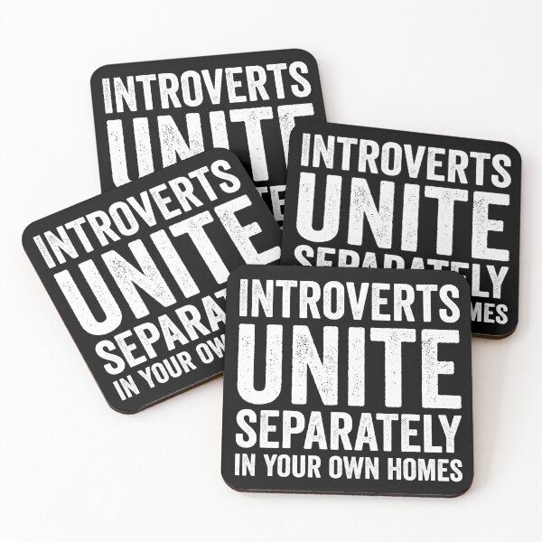 Item preview, Introverts Unite Separately In Your Own Homes designed and sold by harshanendian.